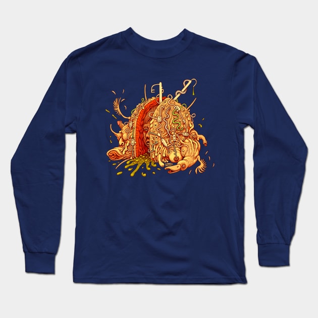 5G Duck Tumor Long Sleeve T-Shirt by tom af brockbrock